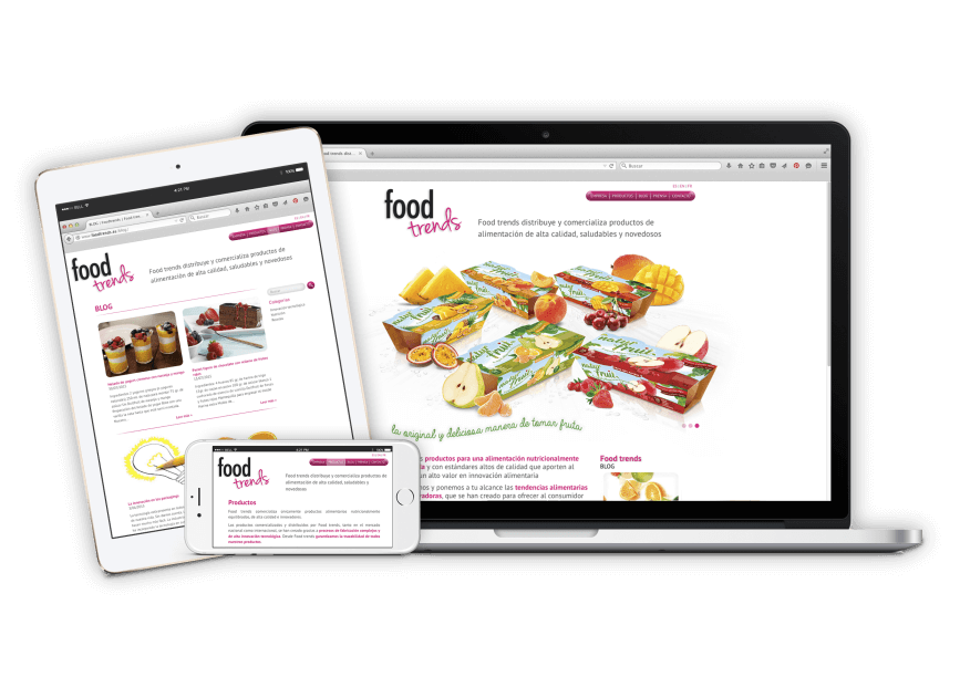 Graphic web design barcelona 867x612 - Creación de la web de Foodtrends, planificación, análisis y diseño.