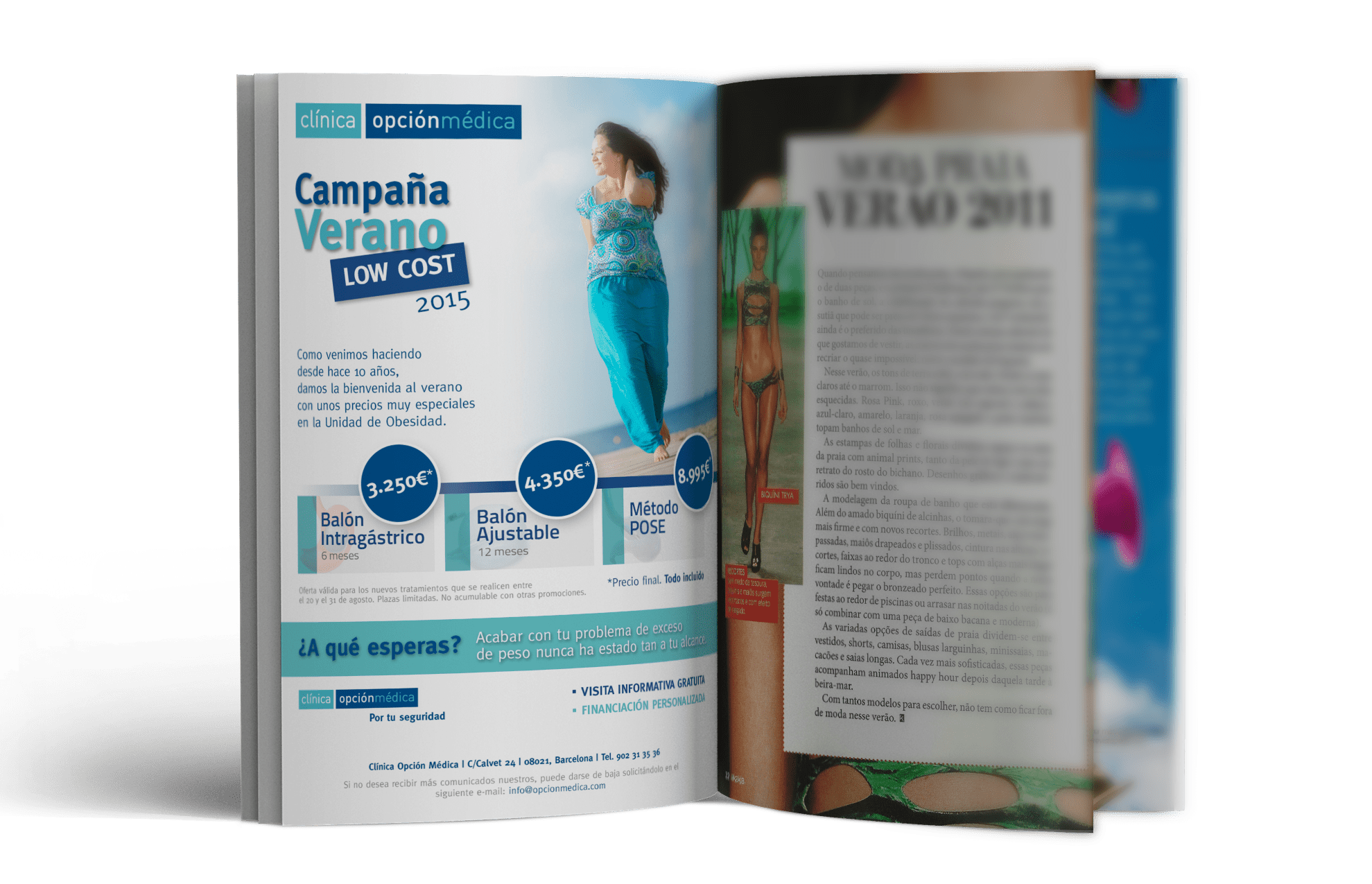 advertising magazine clinica - Branding y comunicación para clínicas de cirugía plástica y obesidad